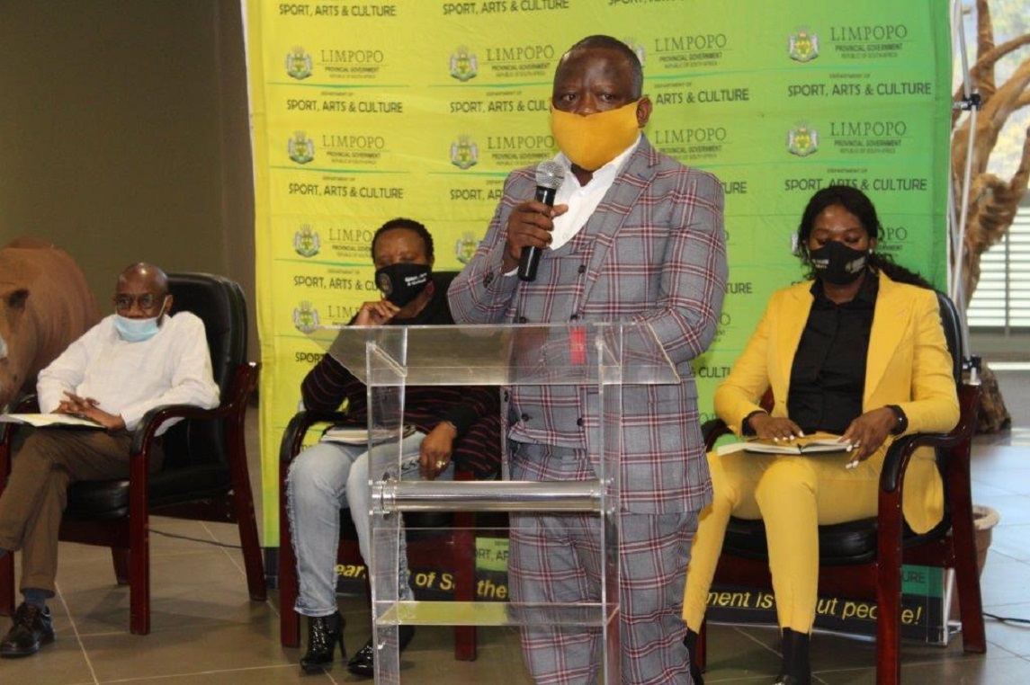 MEC Thandi Moraka hosts Jerusalema Hitmaker Kgaogelo Moagi popularly known as Master Kg as he shares his achievements with his home Province of Limpopo